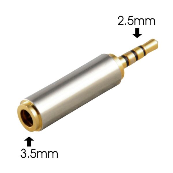 2.5mm to 3.5mm Headphone Jack Adapter
