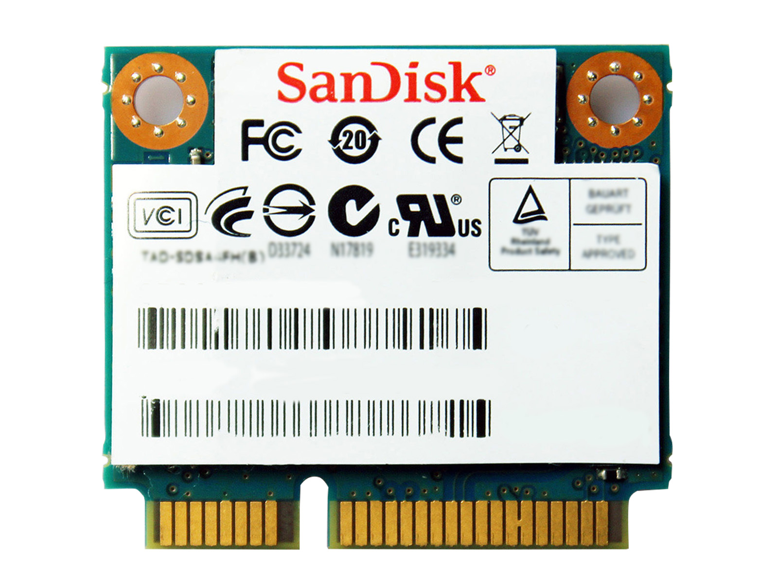 Sandisk U110 Half Msata SSD