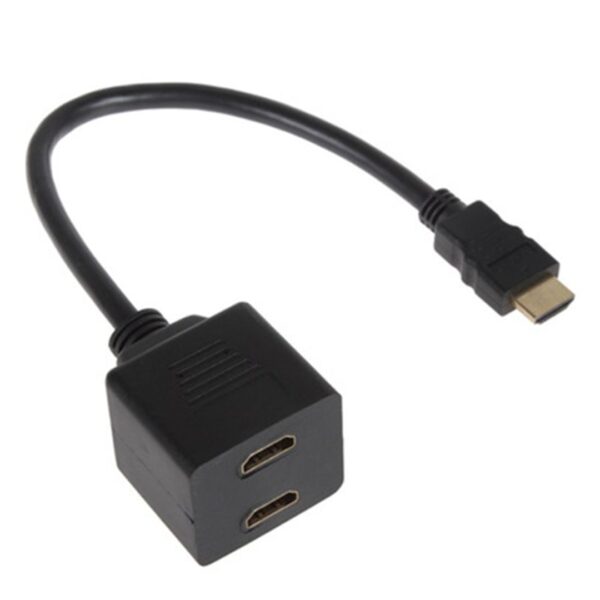 HDMI 1 male to 2 female cable