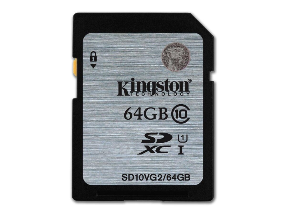 Kingston SD Card 64GB C10