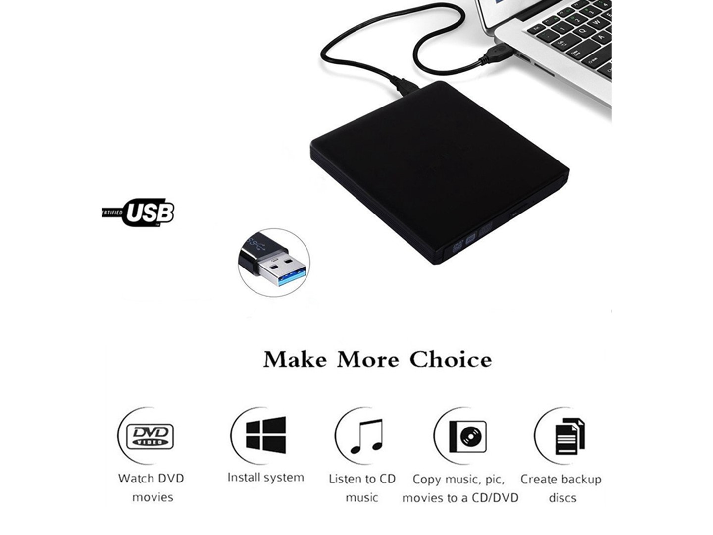 USB EXternal Blu-Ray Reader