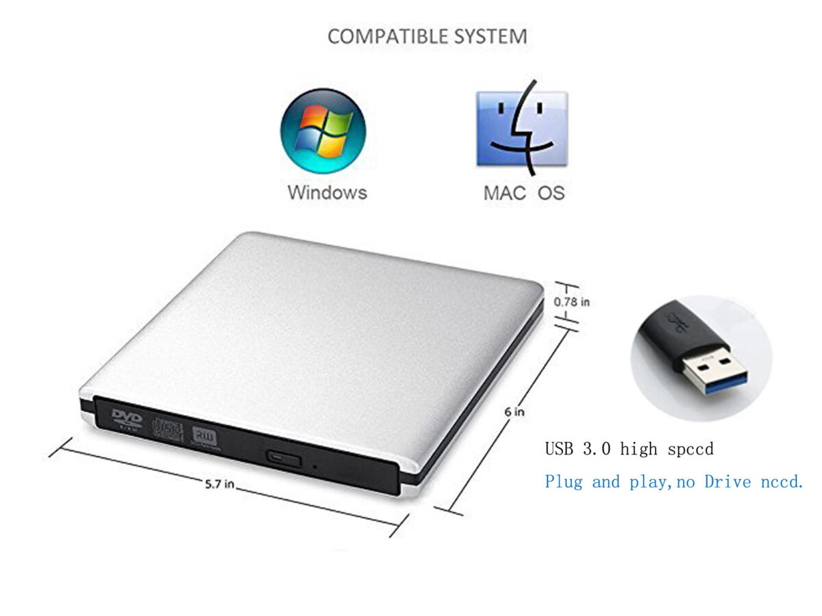 USB 3.0 Aluminium DVDRW
