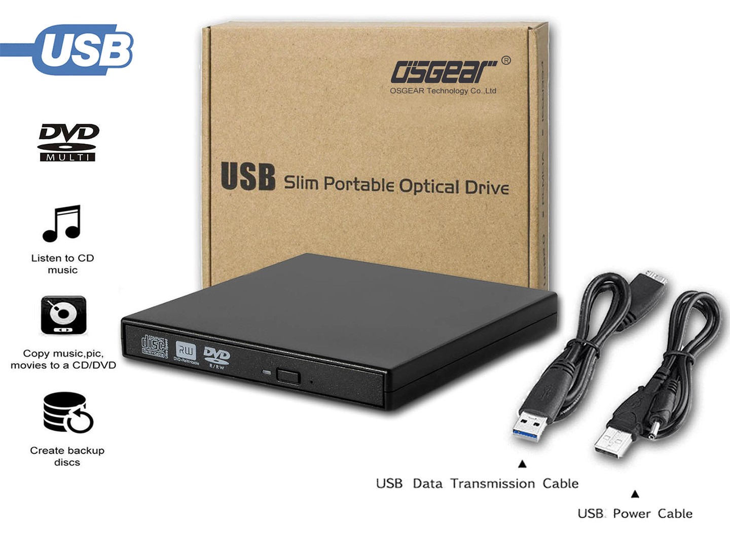 USB2.0 DVDRW Burner