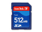 Sandisk 512MB SD